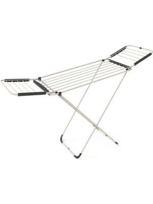 Perilla Vinela Kanatlı Kalın Borulu Çamaşır Kurutmalığı Mat Beyaz KMU17038-1