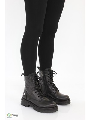 Mammamia Kadın   Deri Günlük Bot M25/KB1595