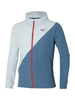 Mizuno Mugen Hooded Jacket Erkek Yağmurluk Mavi / Beyaz