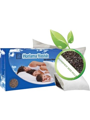 Bonie 50x70cm Kara Buğday Yastığı Gürültüsüz Konforlu Uyku Düzeni