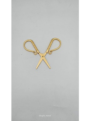 Design Metal Söz Nişan Makası  Taşlı Makas  Tombul Makas Nakışlı Makas Gold ve Gumus Renk