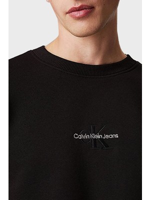 Calvin Klein Logo Baskılı Pamuklu Regular Fit Bisiklet Yaka Sweat J30J3256300GM Erkek Sweat J30J325630 0gm