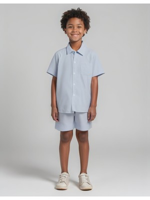 Minojoy Luke Balla Mavi Erkek Çocuk Şort