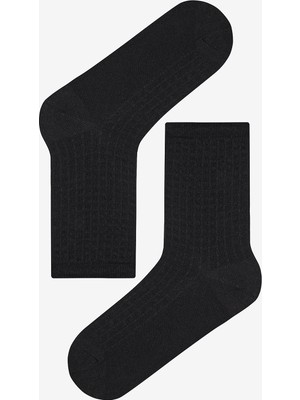 Mix Jacquard 5li Çok Renkli Burun Dikişsiz Soket Çorap
