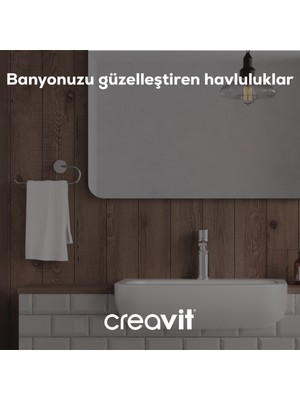 Creavit Planet Yuvarlak Havluluk