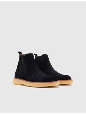 İLVİ Tobias  Süet Deri Erkek Lacivert Bot