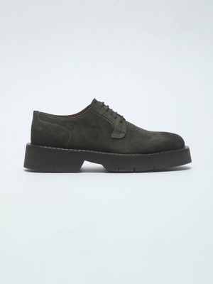 Kip Haki Süet Smart Casual Ayakkabı