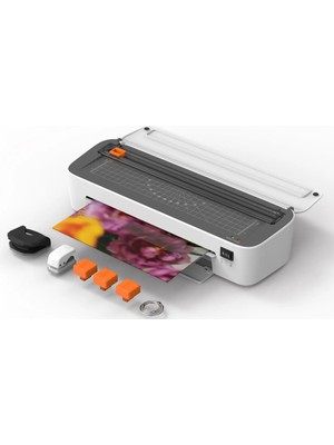 Laminasyon Cihazı, 6-In-1, A4 LM-1060, 1 Adet, Ev, Ofis, Okul Için Komple Çözüm Kiti