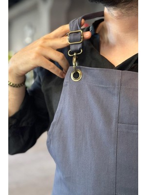 Refsan Giyilebilir Atölye Önlüğü Unisex Standart Boyut 110 Cm Antrasit Renk