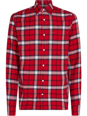 Tommy Hilfiger Brushed Shadow Check Rf Shırt