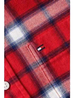 Tommy Hilfiger Brushed Shadow Check Rf Shırt