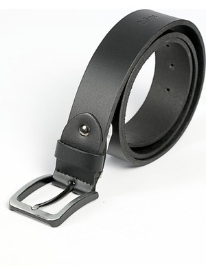 Lee Cooper Kane Erkek Deri Kemer Siyah