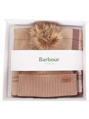 Barbour Dover Bere & Hailes Scarf Gift Set PU51 Cabernet