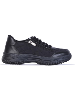 Kuum London K108953 Siyah Exclusıve Kadın Kışlık Casual Ayakkabı