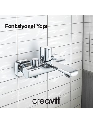 Creavit Alfa Banyo Armatürü Krom