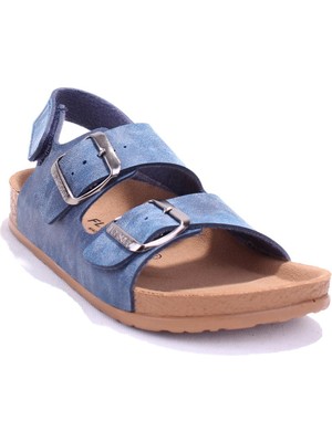Fly Soft S961 Lacivert Ortopedik Günlük Erkek Çocuk Spor Sandalet