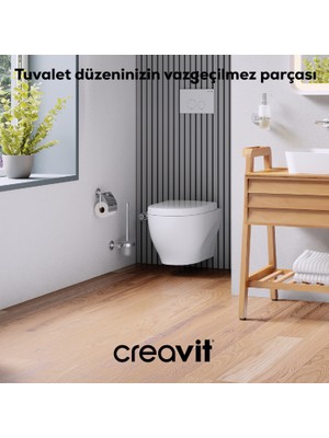 Creavit Royale Tuvalet Kağıtlığı (Kapaklı)