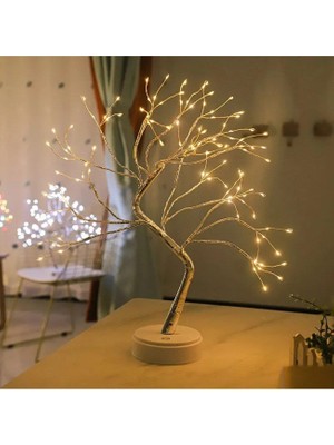 Piraye Gift Dekoratif 108 LED 3D Masa Üstü Ağaç Lamba