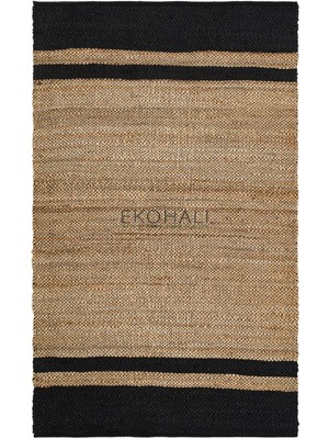 Eko Halı Echo Koleksiyonu Jüt ile Üretilen El Dokuma Sisal Kilim Natural ECH07