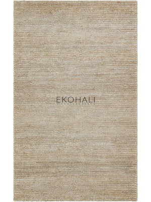 Eko Halı Fine Koleksiyonu Jüt ile Üretilen El Dokuma Sisal Kilim Dark Natural