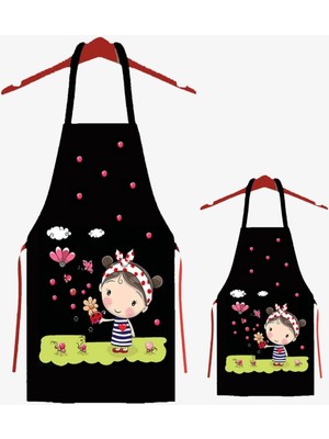 Ays Home Şirine Anne Kız Mutfak Önlüğü Seti