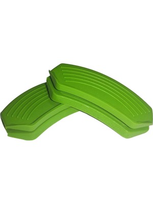 Silikon Tencere Tava Tutacağı Yanmaz Yapışmaz Tutamaç Set 9 x 4 cm Yeşil ( 1 Set 2 Adetten Oluşur )