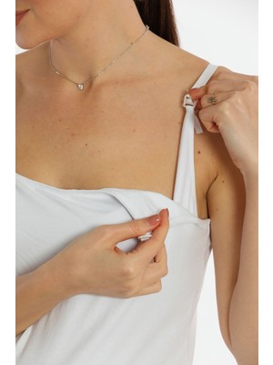 Meghan L.A Hamile&lohusa Emzirme Atleti Pamuk Likralı Kumaş