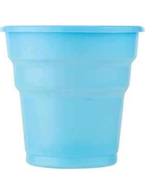 Plastik Açık Mavi Bardak 24'lü