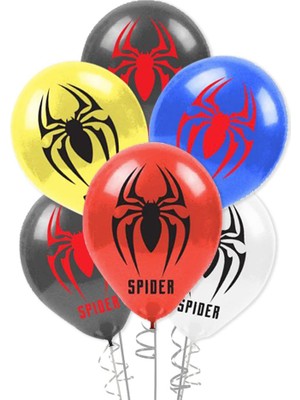 Spiderman Balon 5'li Paket