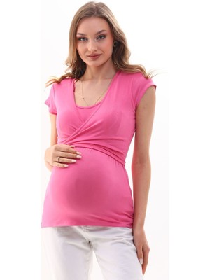 Hamile Emzirme Özellikli Yumuşak Kumaş Bluz