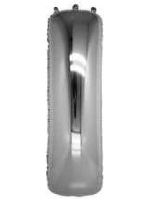 Partici I Harf Folyo Balon Gümüş 40CM