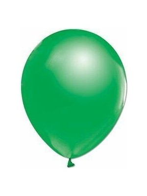 Metalik Yeşil Balon 10'lu Paket