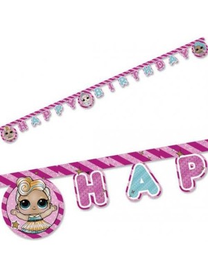 Partici Lol Bebek Happy Birthday Banner