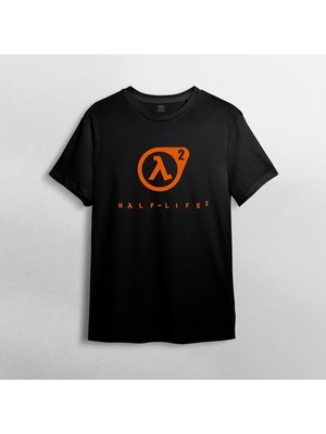 Pixxa Half Life  Pamuklu Bisiklet Yaka T-Shirt Model 3