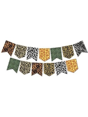 Partici Safari Desenli Zik Zak Banner