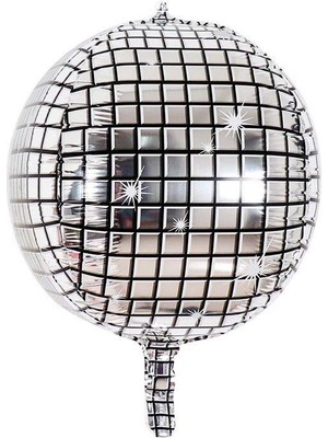 Disko Topu Yuvarlak Folyo Balon
