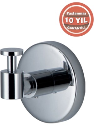 Çelik Banyo Paslanmaz Pirinç Flora Askılık Tekli