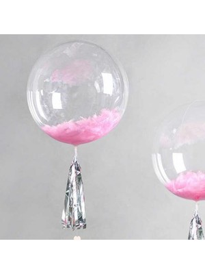 Şeffaf Yuvarlak Bobo Balon 18''