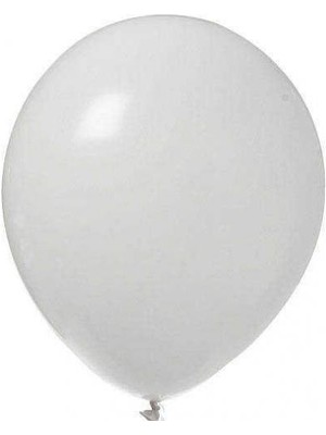 Pastel Beyaz Balon 10'lu Paket