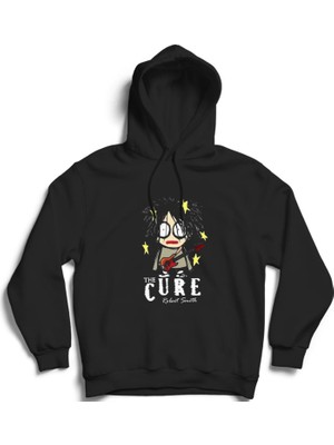 The Fame The Cure, Cartoon Robert Smith, Rock Metal Müzik, Unisex Pamuklu Kapüşonlu Sweatshirt Hoodie