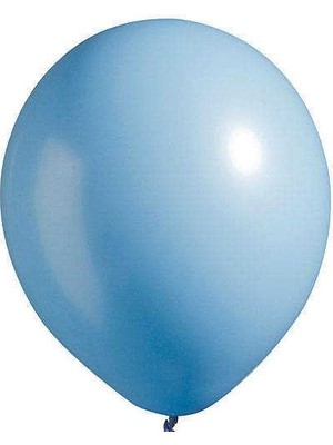 Pastel Açık Mavi Balon 100'LÜ Paket