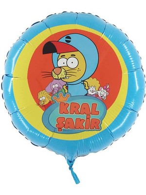 Partici Kral Şakir Folyo Balon 46CM