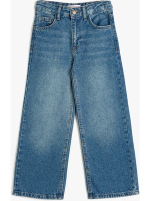 Koton Bol Paça Kot Pantolon - Wide Leg Jean