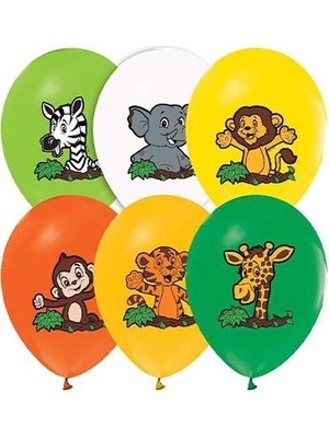 Safari Temalı Balon 5'li Paket