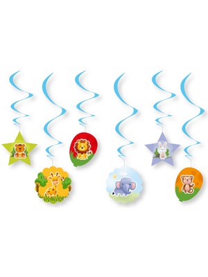 Safari Tavan Süs Seti 6'lı