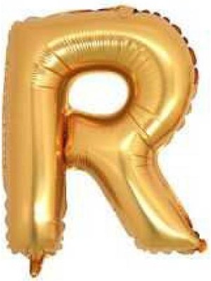 R Harf Folyo Balon Altın 40CM