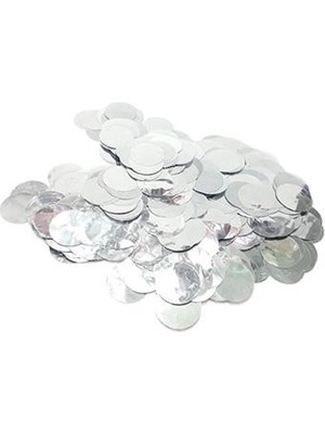 Gümüş Şeffaf Balon Içi Konfeti