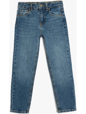 Koton Düşük Bel Kot Pantolon Pamuklu