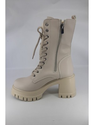 Trender  Bej Kadın Bot & Bootie BT905