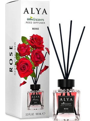 Nature\'s Scents Rose Bambu Çubuklu Oda Kokusu- Gül Kokusu